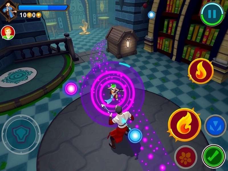 Magia Record Arcane Conflict Gameplay Screenshot